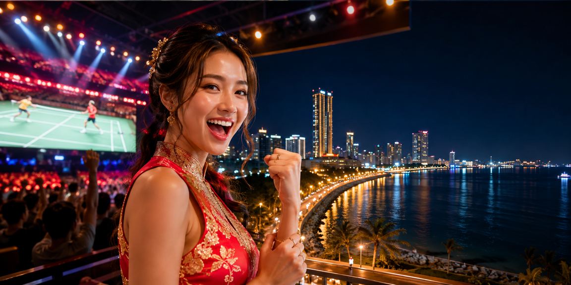 Suasana kasino hiburan di Penang dengan nuansa permainan roulette yang menarik